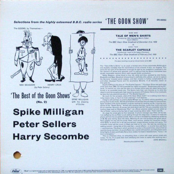 The Goons : The Best Of The Goon Shows No. 2 (LP, Mono, RE)