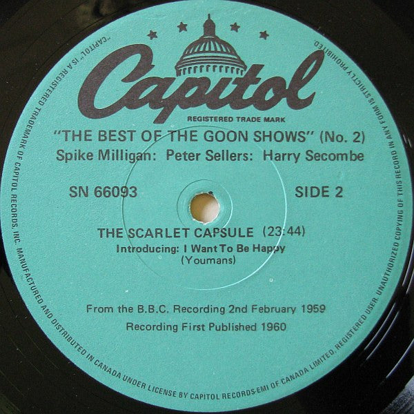 The Goons : The Best Of The Goon Shows No. 2 (LP, Mono, RE)