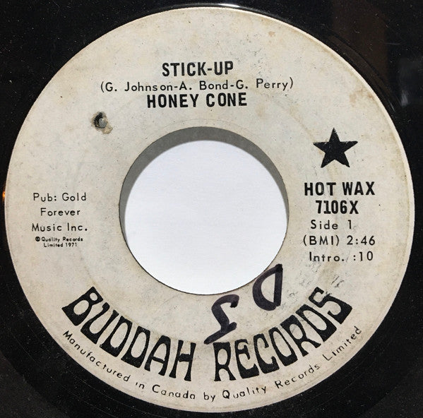 Honey Cone : Stick - Up (7", Single)
