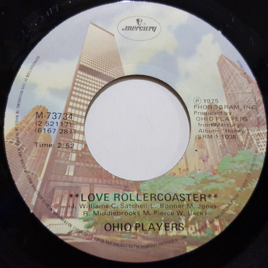 Ohio Players : Love Rollercoaster / It's All Over (7")