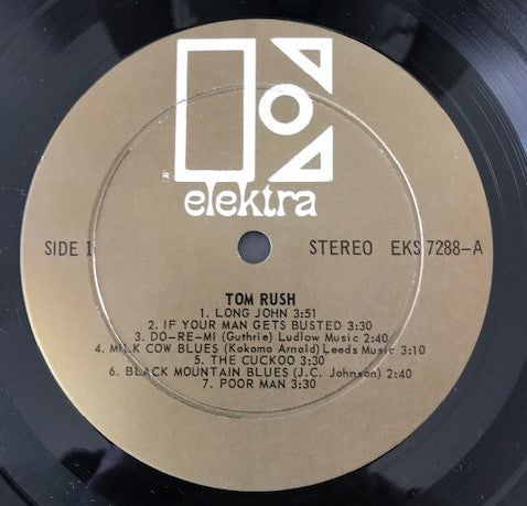 Tom Rush : Tom Rush (LP, Album, RP)