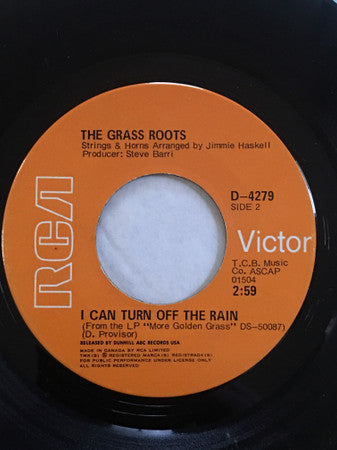 The Grass Roots : Sooner Or Later (7", Single)