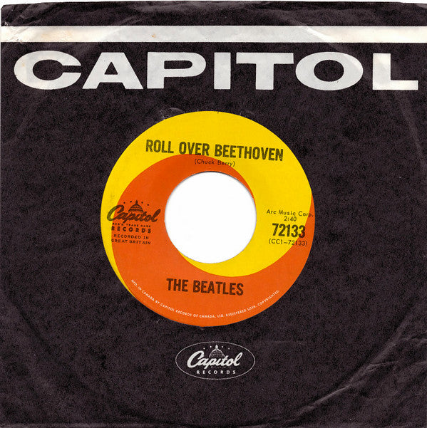 The Beatles : Roll Over Beethoven / Please Mister Postman (7", Single)