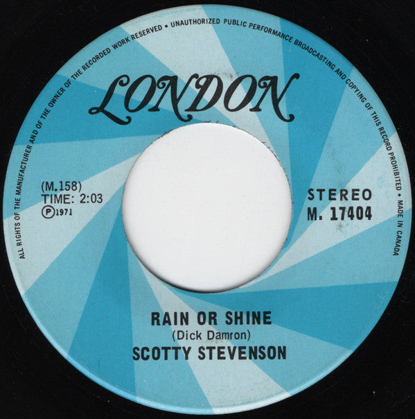 Scotty Stevenson : Keep Canada Strong (7", Single)