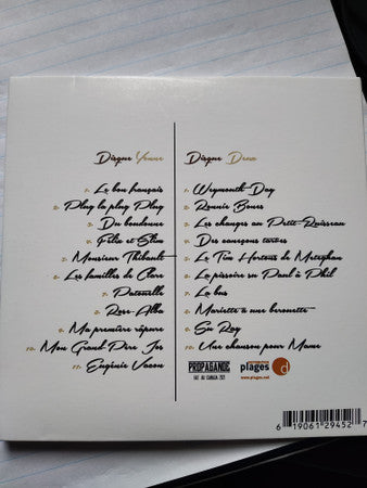 Marc à Paul à Jos : Live Su Évelina (CD, Album)