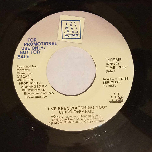 Chico DeBarge : I've Been Watching You (7", Promo)