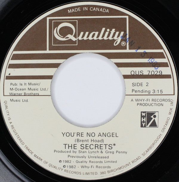 The Secrets : I Can Dance Better (7", Single)