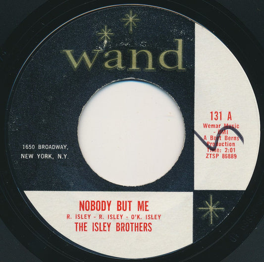 The Isley Brothers : Nobody But Me / I'm Laughing To Keep From Crying (7", Single, Ter)