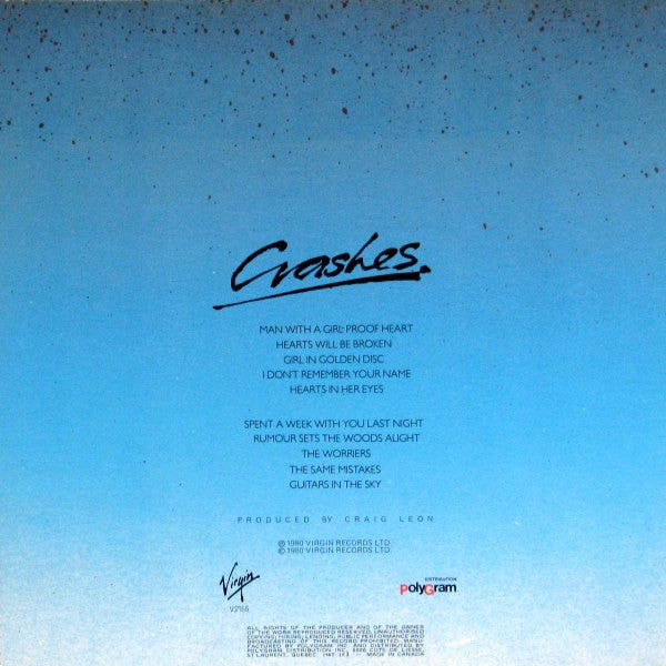 The Records : Crashes (LP, Album)