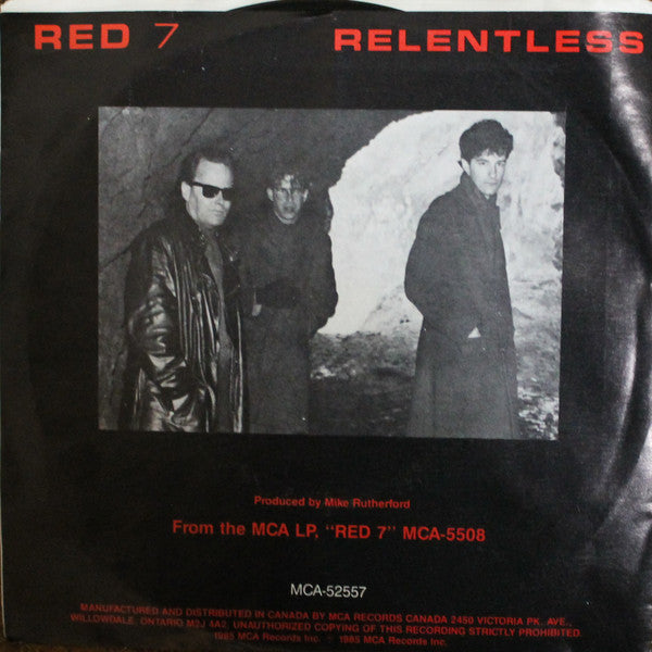 Red 7 : Relentless (7", Single)