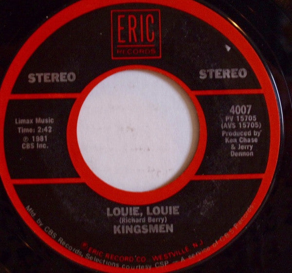 Kingsmen* / The Isley Brothers : Louie, Louie / Twist And Shout (7", Styrene, Wes)