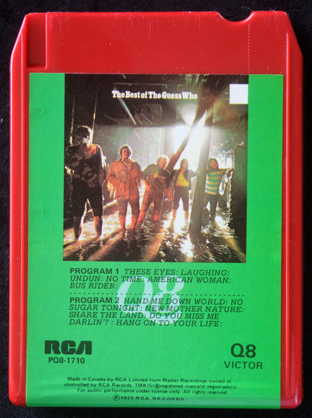 The Guess Who : The Best Of The Guess Who (8-Trk, Comp, Quad)