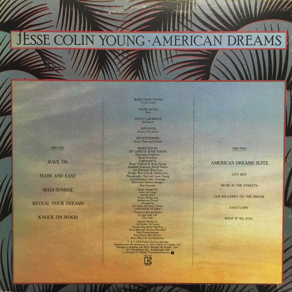 Jesse Colin Young : American Dreams (LP, Album)