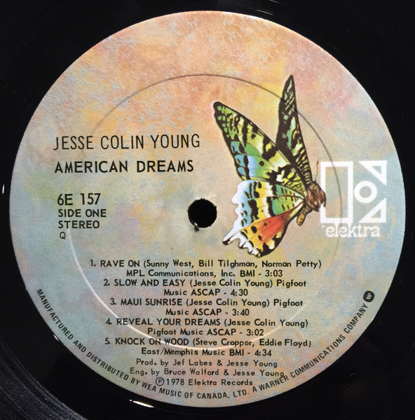 Jesse Colin Young : American Dreams (LP, Album)
