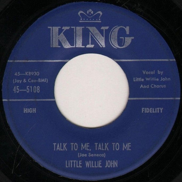 Little Willie John : Talk To Me, Talk To Me / Spasms (7")