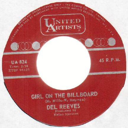 Del Reeves : The Belles Of Southern Bell (7", Single)