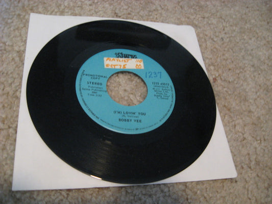 Bobby Vee : (I'm) Lovin' You / Sayin' Goodbye (7", Single, Promo)