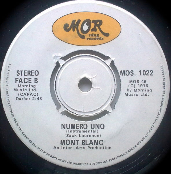 Mont Blanc (4) : Avalanche (7")
