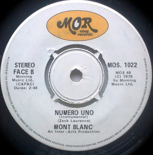 Mont Blanc (4) : Avalanche (7")