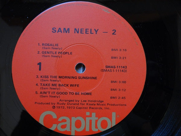 Sam Neely : 2 (LP, Album, Win)