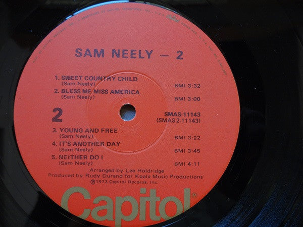 Sam Neely : 2 (LP, Album, Win)