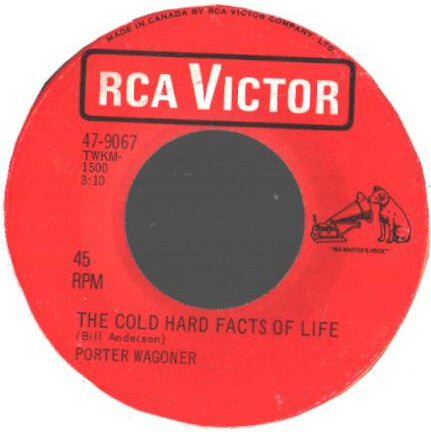 Porter Wagoner : The Cold Hard Facts Of Life / You Can't Make A Heel Toe The Mark (7", Single)