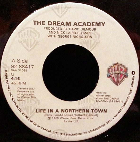 The Dream Academy : Life In A Northern Town (7", Single)