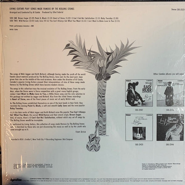 Living Guitars : Living Guitars Play Songs Made Famous By The Rolling Stones (LP, Album)