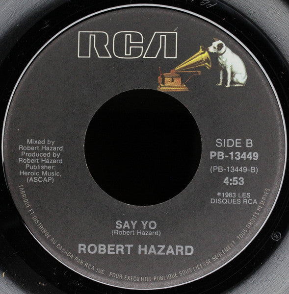 Robert Hazard : Escalator Of Life (7")