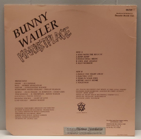 Bunny Wailer : Marketplace (LP, Album)