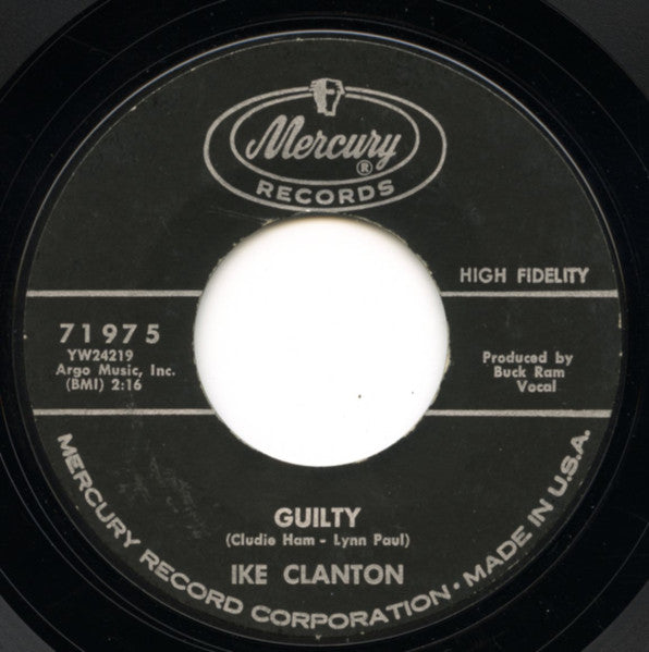 Ike Clanton : Sugar Plum / I'm Guilty (7", Single, Styrene)