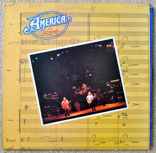 America (2) : Live (LP)