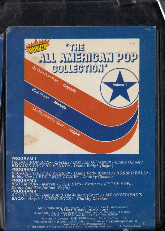 Various : The All American Pop Collection Volume 1 (8-Trk, Comp)