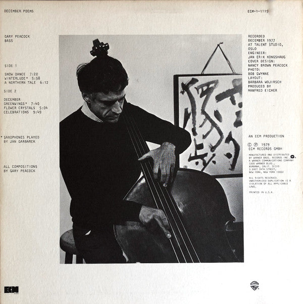 Gary Peacock : December Poems (LP, Album)