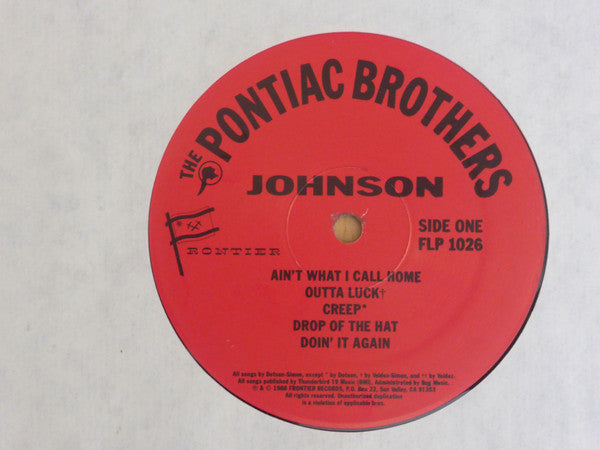 The Pontiac Brothers : Johnson (LP, Album)