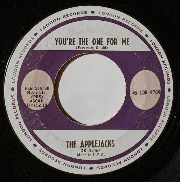 The Applejacks : I'm Gonna Send My Love / You're The One For Me (7", Single)