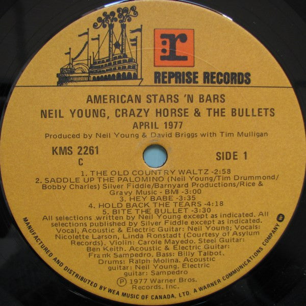 Neil Young : American Stars 'N' Bars (LP, Album)