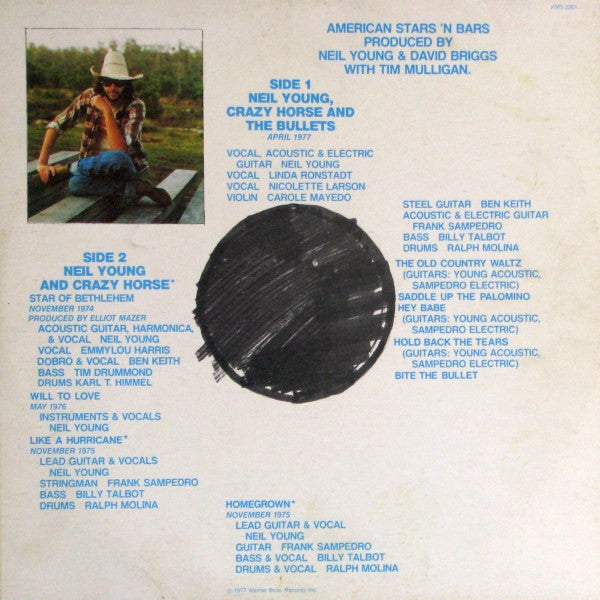 Neil Young : American Stars 'N' Bars (LP, Album)