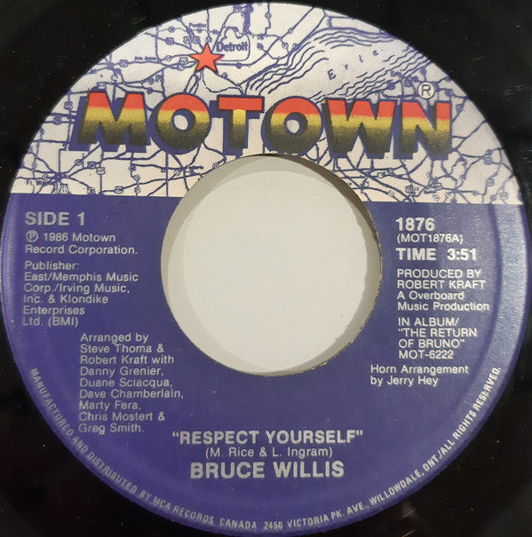 Bruce Willis : Respect Yourself (7", Single)