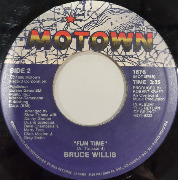 Bruce Willis : Respect Yourself (7", Single)
