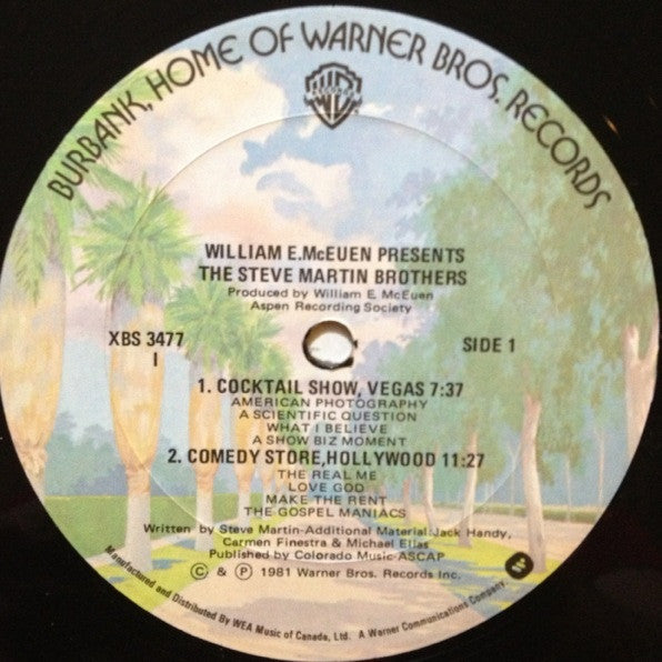 William E. McEuen Presents Steve Martin (2) : The Steve Martin Brothers (LP, Album)