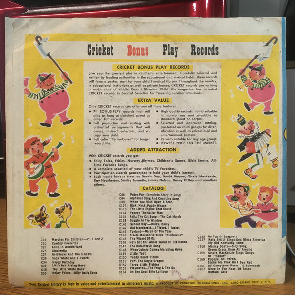 The Cricketones : Santa Claus Is Coming To Town / Ding-A-Ling Dong, The Sleigh Bell Song (7", Single)
