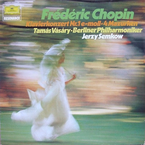 Frédéric Chopin, Tamás Vásáry • Berlin Philharmonic Orchestra*, Jerzy Semkow : Piano Concerto No.1 In E Minor • 4 Mazurkas (LP, RE)