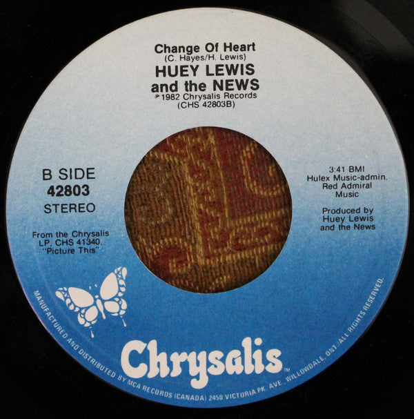 Huey Lewis & The News : If This Is It (7", Single)