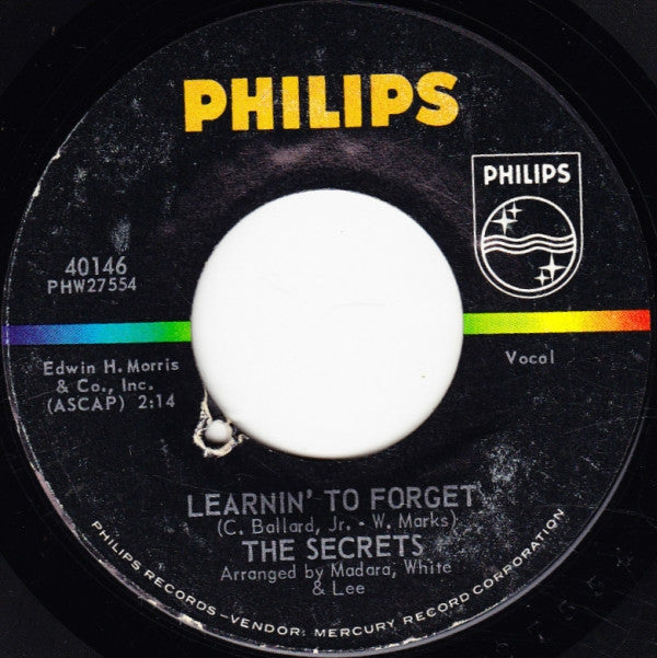 The Secrets (9) : The Boy Next Door (7", Styrene)