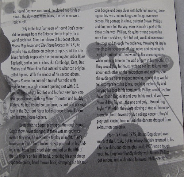 Various : Hound Dog Taylor (A Tribute) (CD, Album)