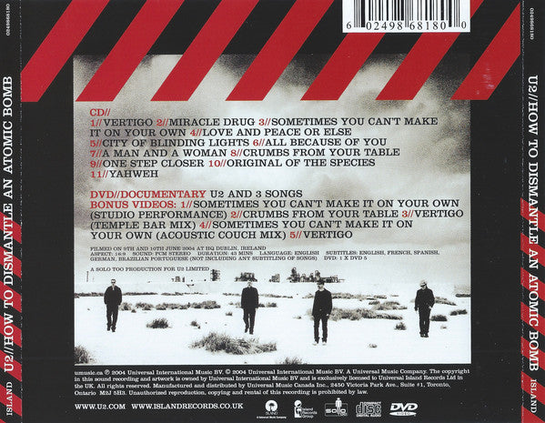 U2 : How To Dismantle An Atomic Bomb (CD, Album, Spe + DVD-V, Asp)