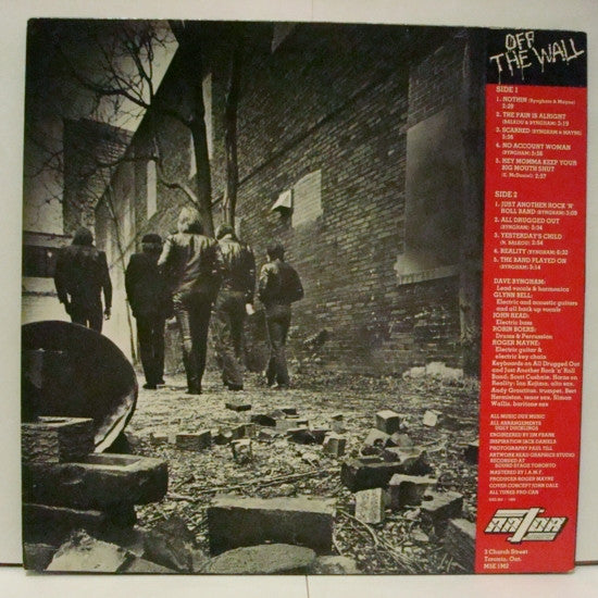 The Ugly Ducklings : Off The Wall (LP, Album)