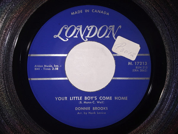Donnie Brooks : Your Little Boy's Come Home / Goodnite Judy (7", Single)
