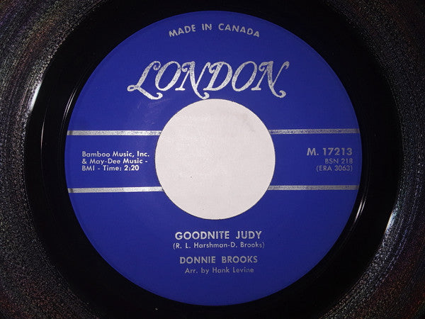 Donnie Brooks : Your Little Boy's Come Home / Goodnite Judy (7", Single)